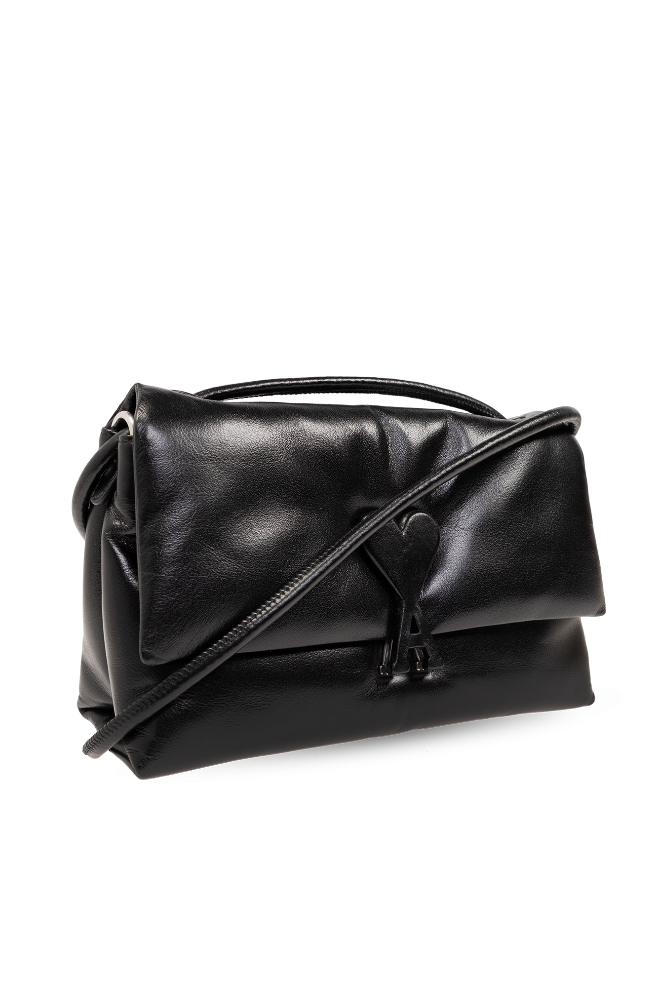 ショルダーバッグ Ami Voulez Vous Shoulder Bag - Leather - Khaki KHAKI Voulez-Vous Bag | AMI PARIS